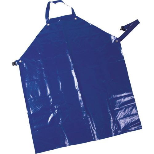 3297 blue leatherette apron