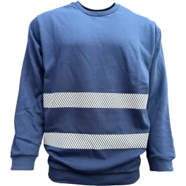 46251SK Crew neck sweatshirt with reflective stripe