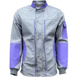 4626 Women’s grey and purple workwear set