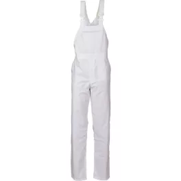 46294F Classic Bib Trousers, white
