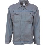 OPTIMA kantáros munkaruha konfiguráció szürke színben, 260 grammos 100% pamut alapanyagból