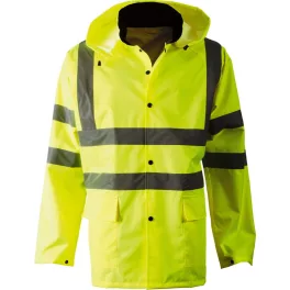 46580 High-visibility anti-rain set, yellow
