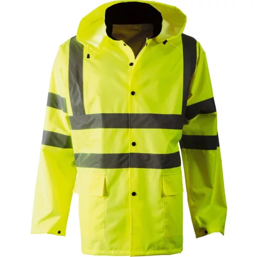 46580 High-visibility anti-rain set, yellow
