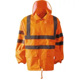 46581 High-visibility anti-rain set, orange