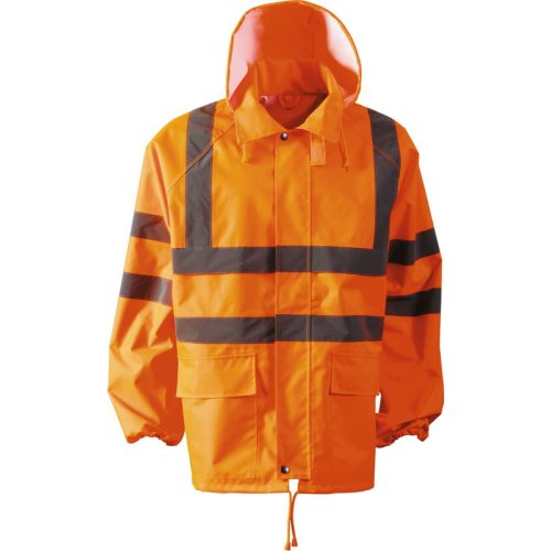 46581 High-visibility anti-rain set, orange