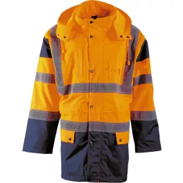 4660 TITAN 4 in 1 high-visibility coat, orange
