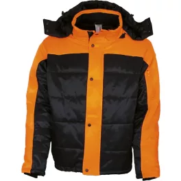   46639N Premium winter jacket, high-visibility orange – gray