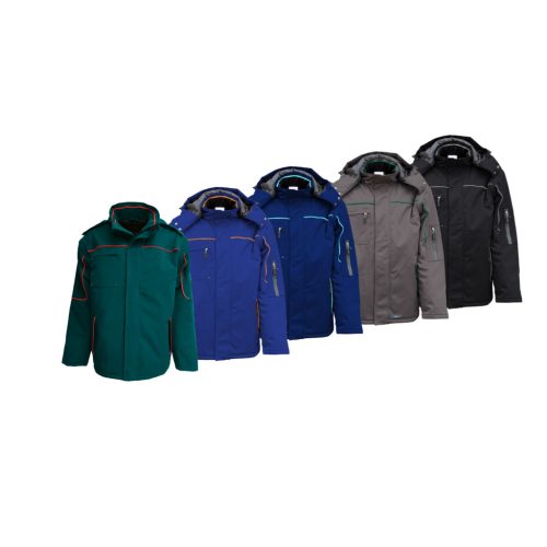 466561 Winter coat with detachable sleeves