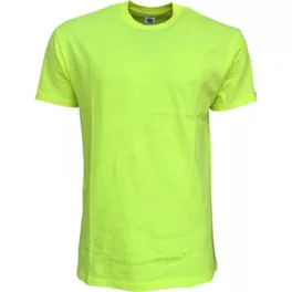 4698 4698 Crew Neck T-Shirt, High-Visibility Lemon