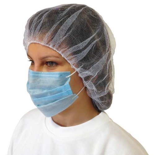 4736 White net mob cap